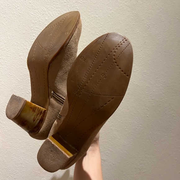 Suede Boots with Chunky Heel - Size 9 - Women’s Shoes - Picture 7 of 9